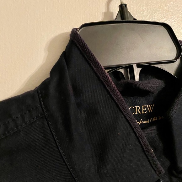 J. Crew navy blue relaxed boyfriend field jacket M - Picture 16 of 16